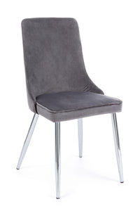 Contemporaneo sedia corinna grigio