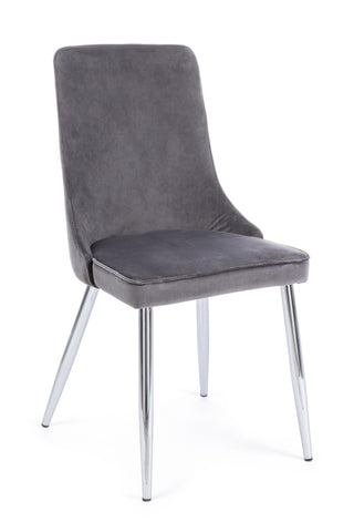 Contemporaneo sedia corinna grigio