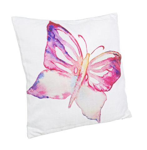 Cuscino Farfalla Rosa. 4pz. Nature