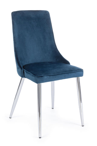Contemporaneo sedia corinna blue