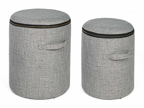 Contemporaneo Set2 Pouf Cont. Radmila Grigio