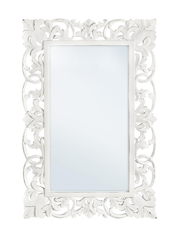 Classico specchio Dalila bianco antico