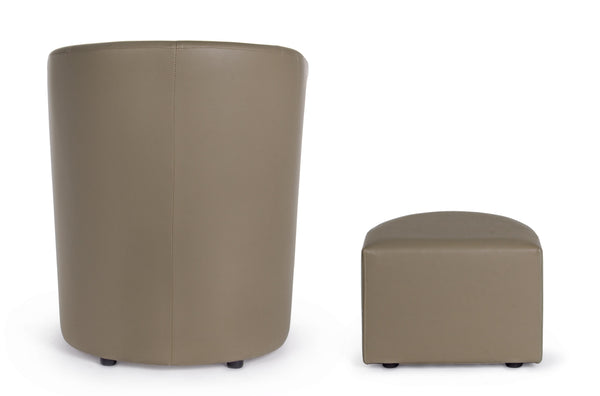 Contemporaneo  Poltrona c-pouf Rita tortora