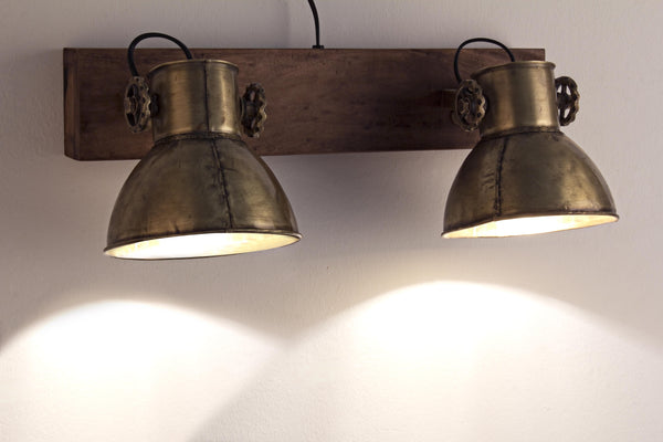 Vintage Lampada Applique 2Luci Zurine