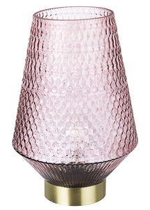 Contemporaneo Lampada Tav. Led mumbay Rosa-Oro 2pz