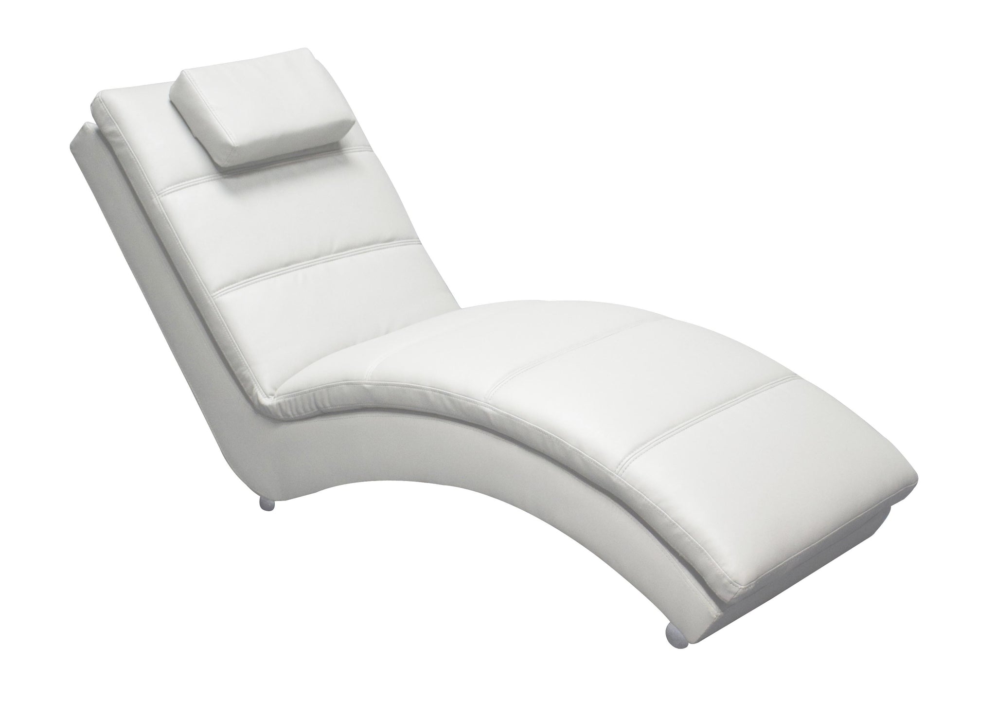 Contemporaneo chaise longue Yvonne bianco