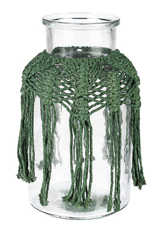 Nature vaso peruvian cil verde h25 4pz