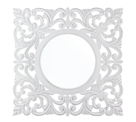 Classico specchio Dalila bianco