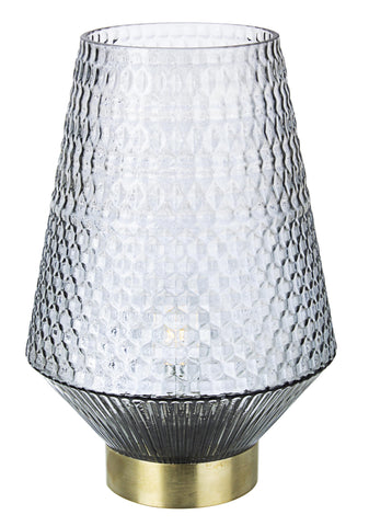 Contemporaneo Lampada Tav. Led mumbay Grigio-Oro 2pz