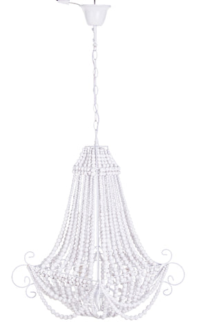 Classico Lampadario Corona Bianco opaco H71