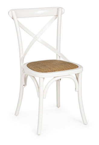 Vintage sedia cross bianco