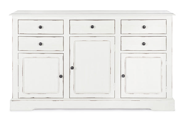 Credenza 3A-5C Jefferson Bianco. Classico