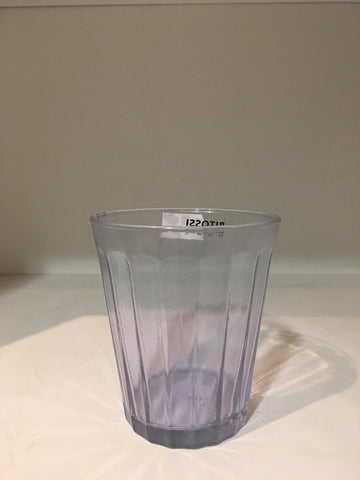 Contemporaneo bicchiere vetro lilla