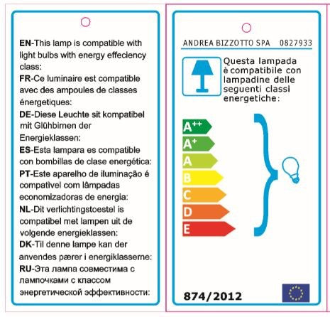 Nature Lampada Tav.Atlas Rattan Sbiancato 2pz