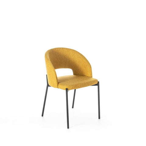 Contemporaneo sedia Greta giallo